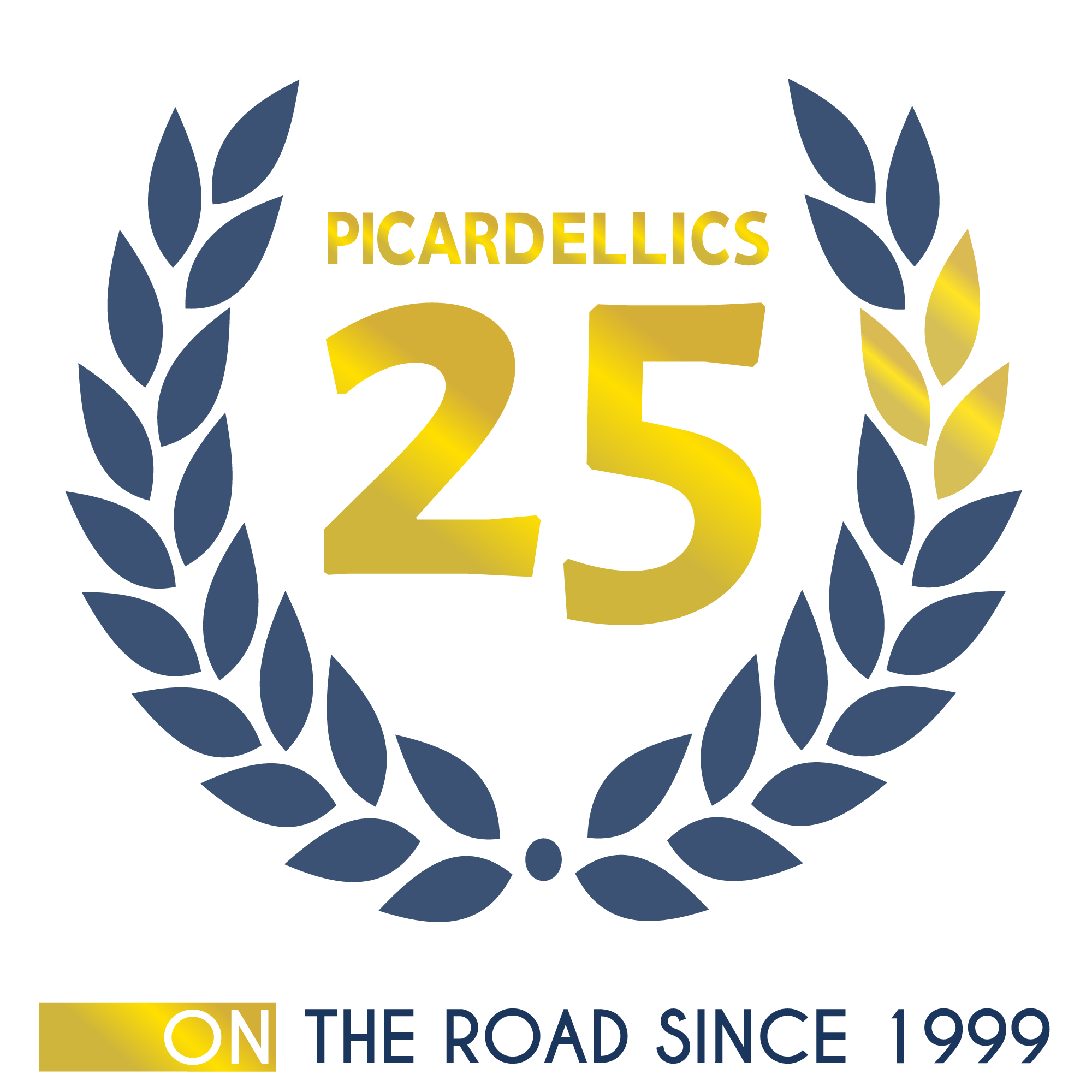 Logo 25Jahre frei gestellt gold